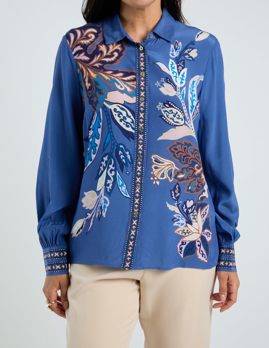 Blusa manga larga para mujer 7