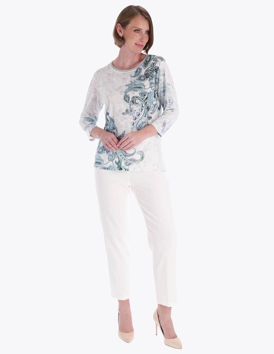 Blusa manga 3/4 para mujer 3