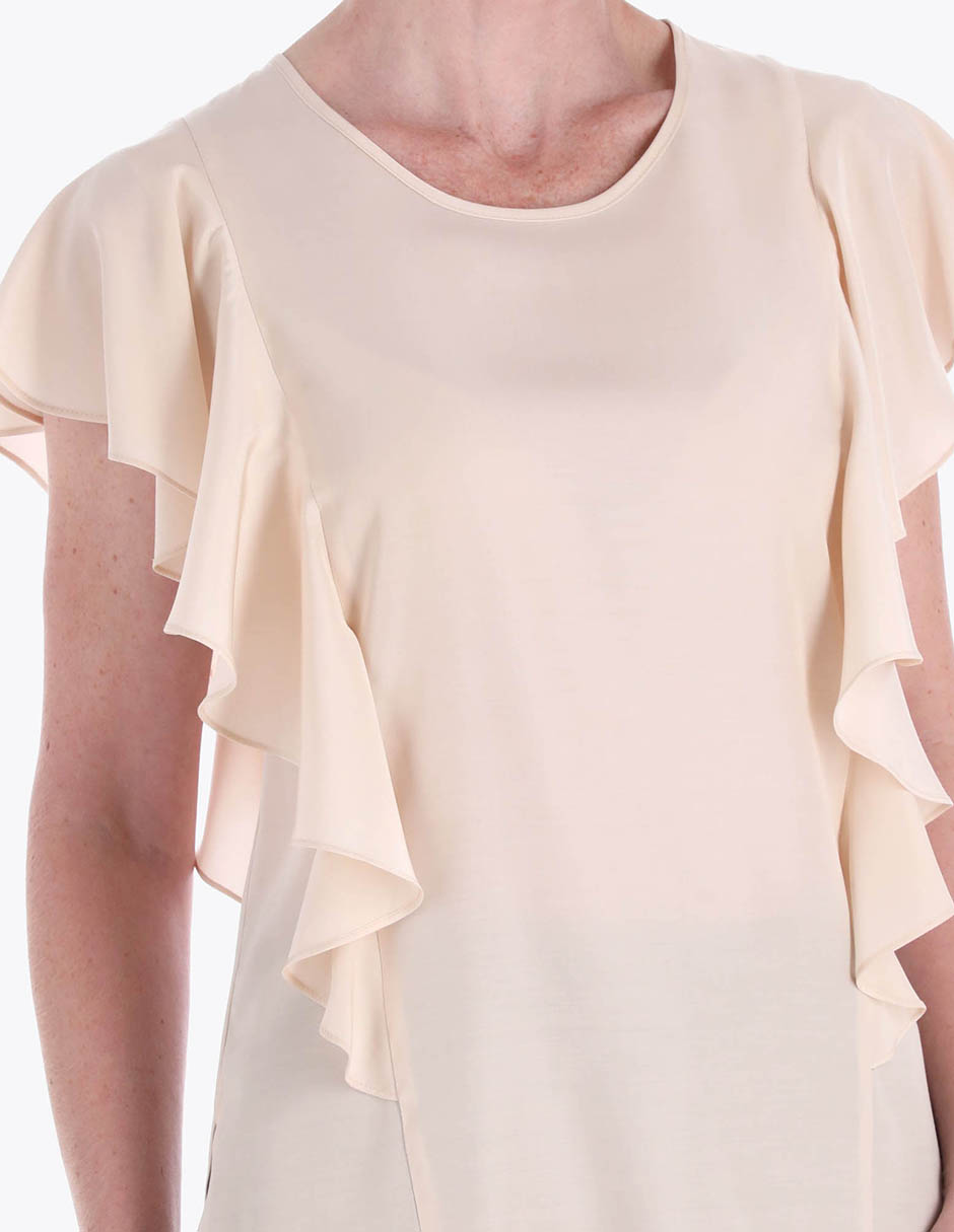 Blusa manga corta para mujer 4