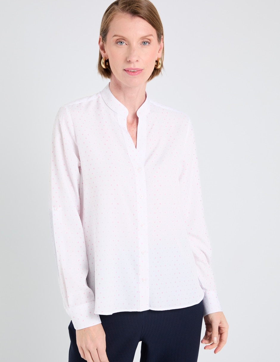Blusa camisera Lpc manga larga para mujer Blusa camisera Lpc manga larga para mujer