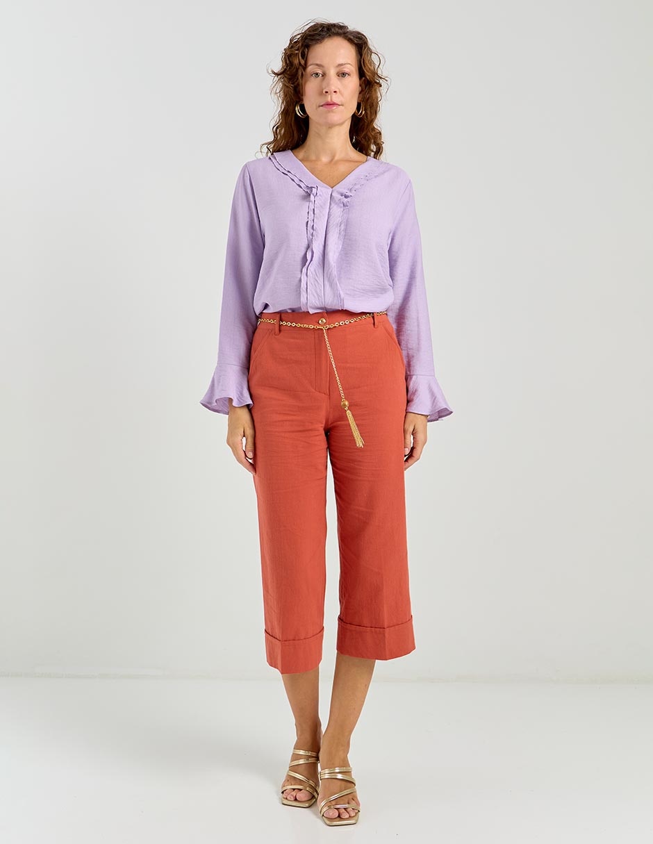 Blusa manga larga para mujer 3