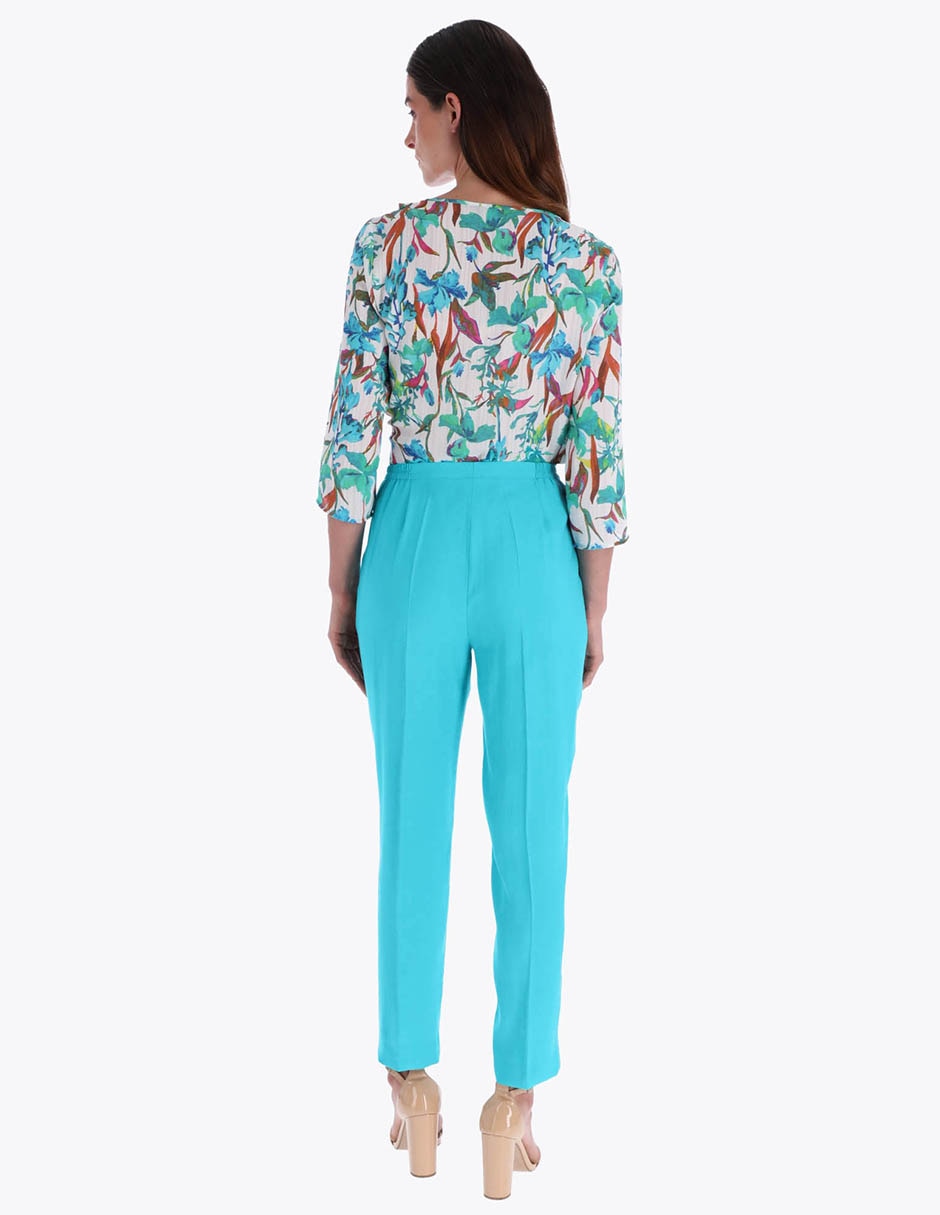 Pantalón de vestir slim para mujer 2
