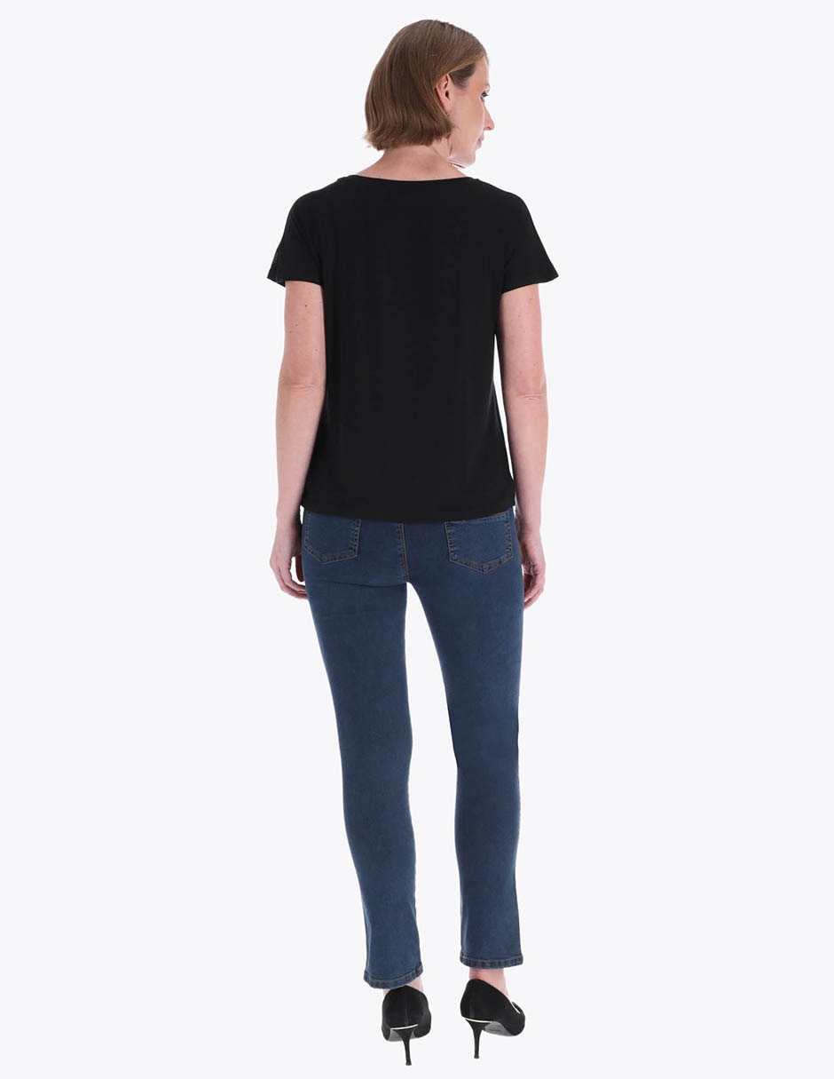 Blusa manga corta para mujer 2