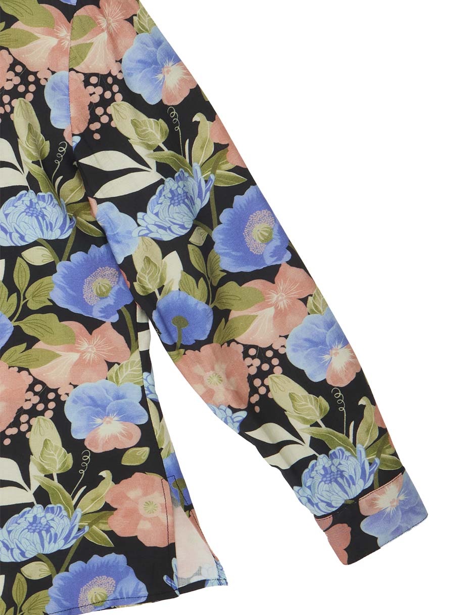 Blusa camisera manga larga para mujer 7