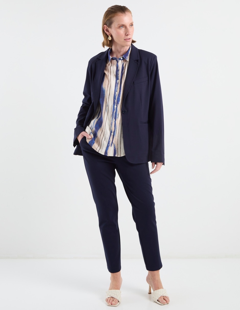 Blusa camisera manga 3/4 para mujer 3