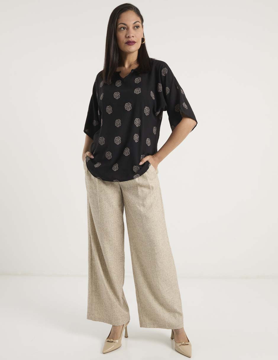 Blusa manga al codo para mujer 3