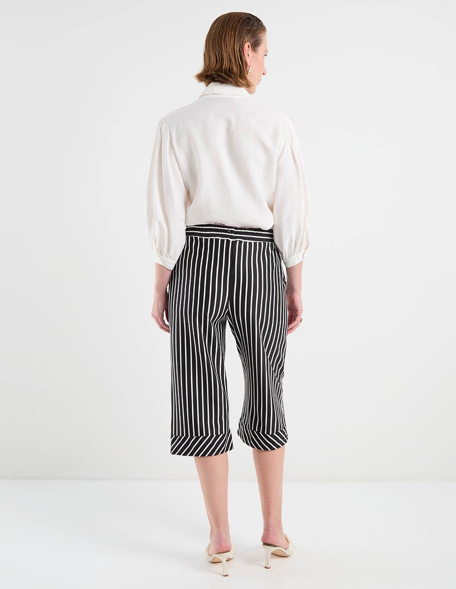 Pantalón capri regular para mujer 2