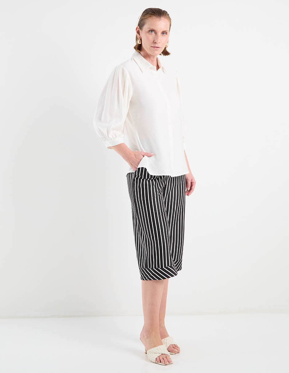 Pantalón capri regular para mujer 3
