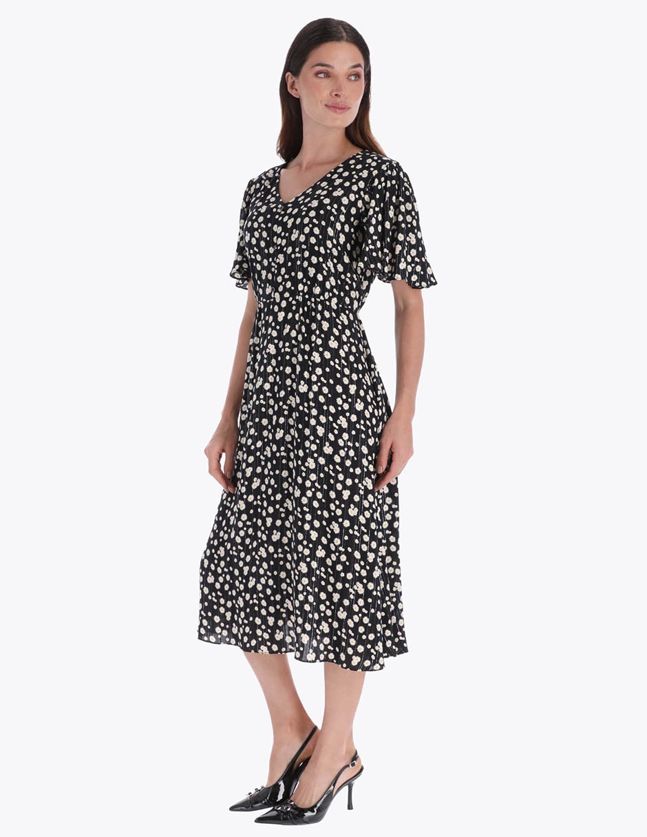 Vestido midi formal Primavera para mujer
