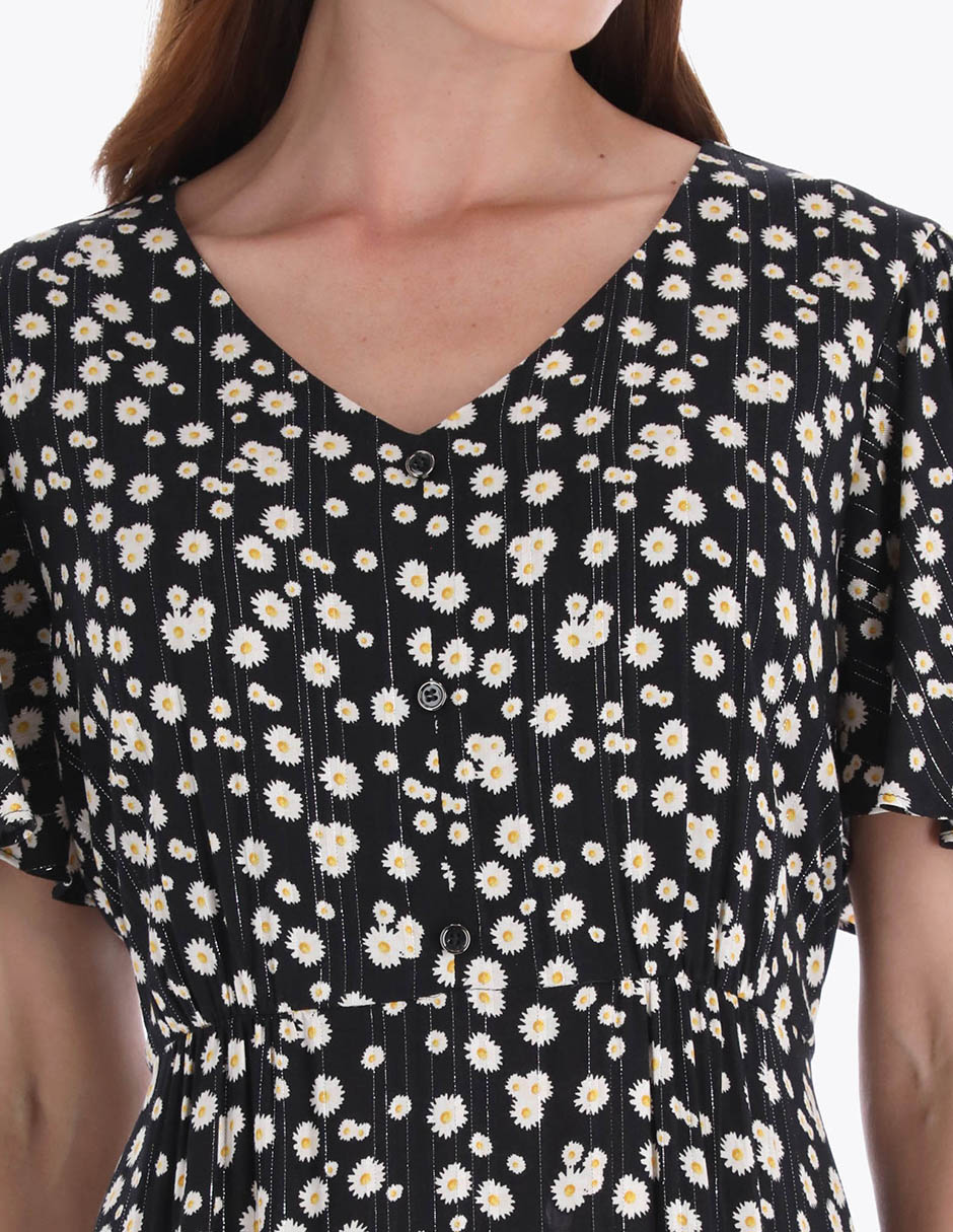 Vestido midi formal Primavera para mujer 4