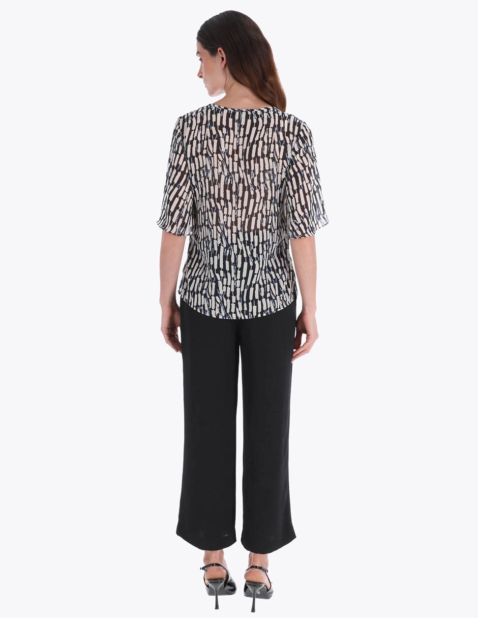 Blusa manga al codo para mujer 2