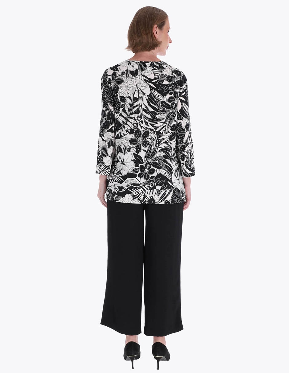 Blusa túnica manga larga para mujer 2