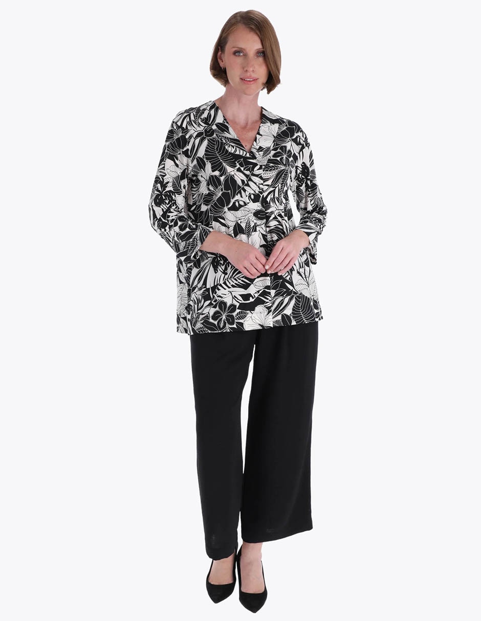 Blusa túnica manga larga para mujer 3