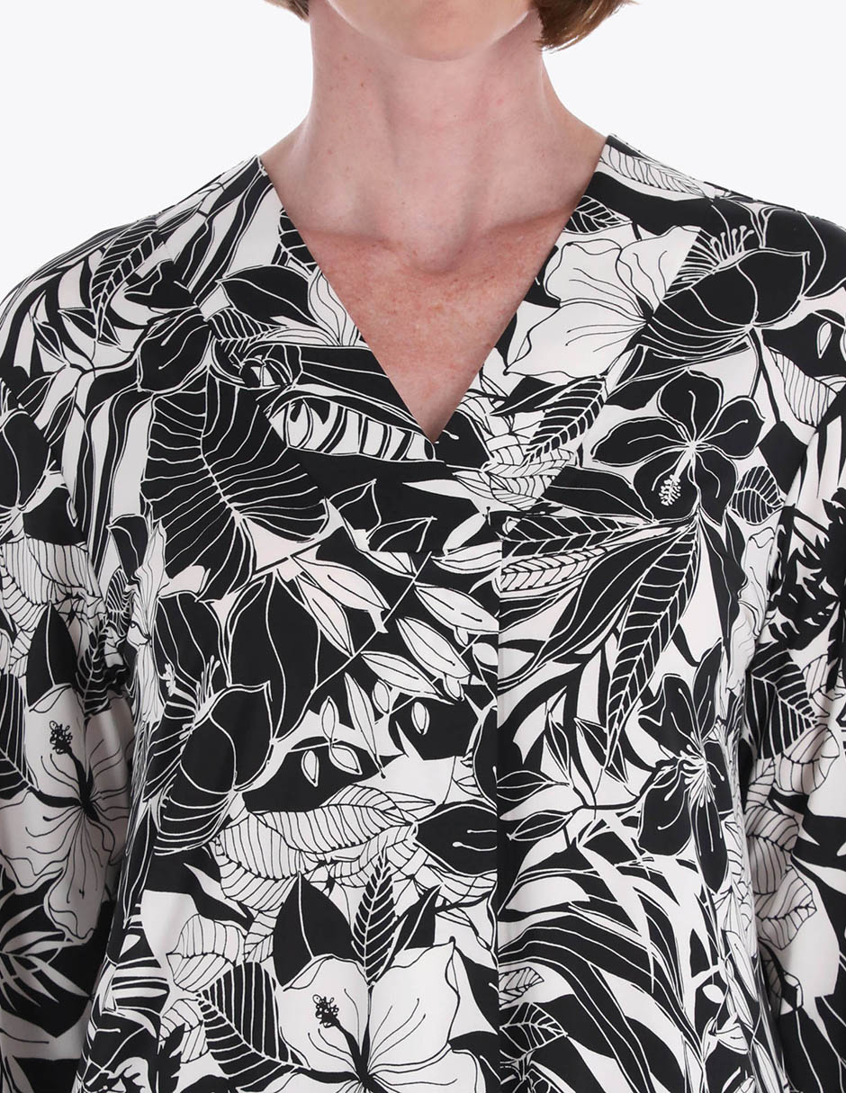 Blusa túnica manga larga para mujer 4