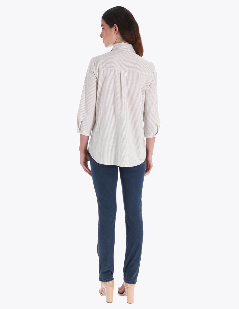 Blusa manga 3/4 para mujer 2