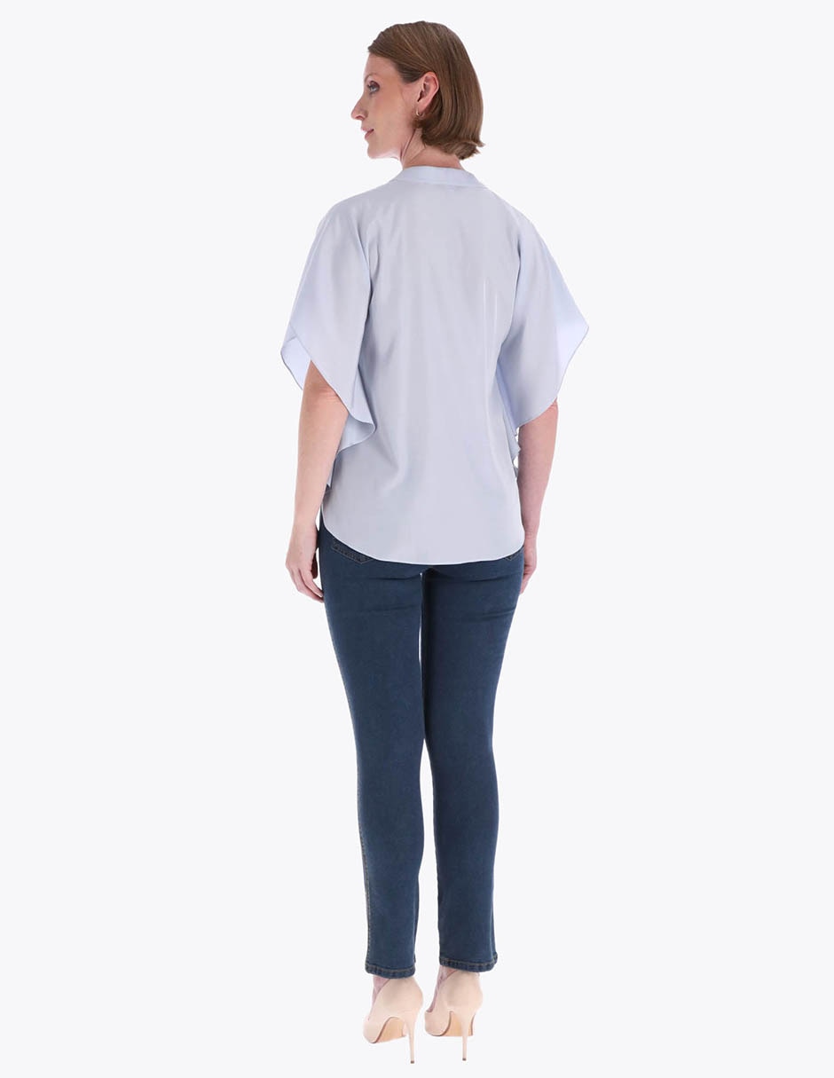 Blusa manga al codo para mujer 2