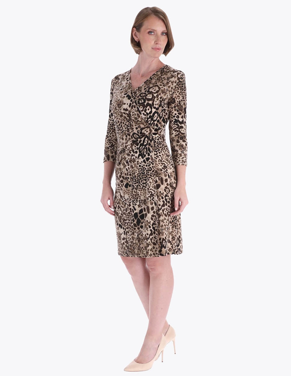 Vestido a la rodilla formal Primavera para mujer 3