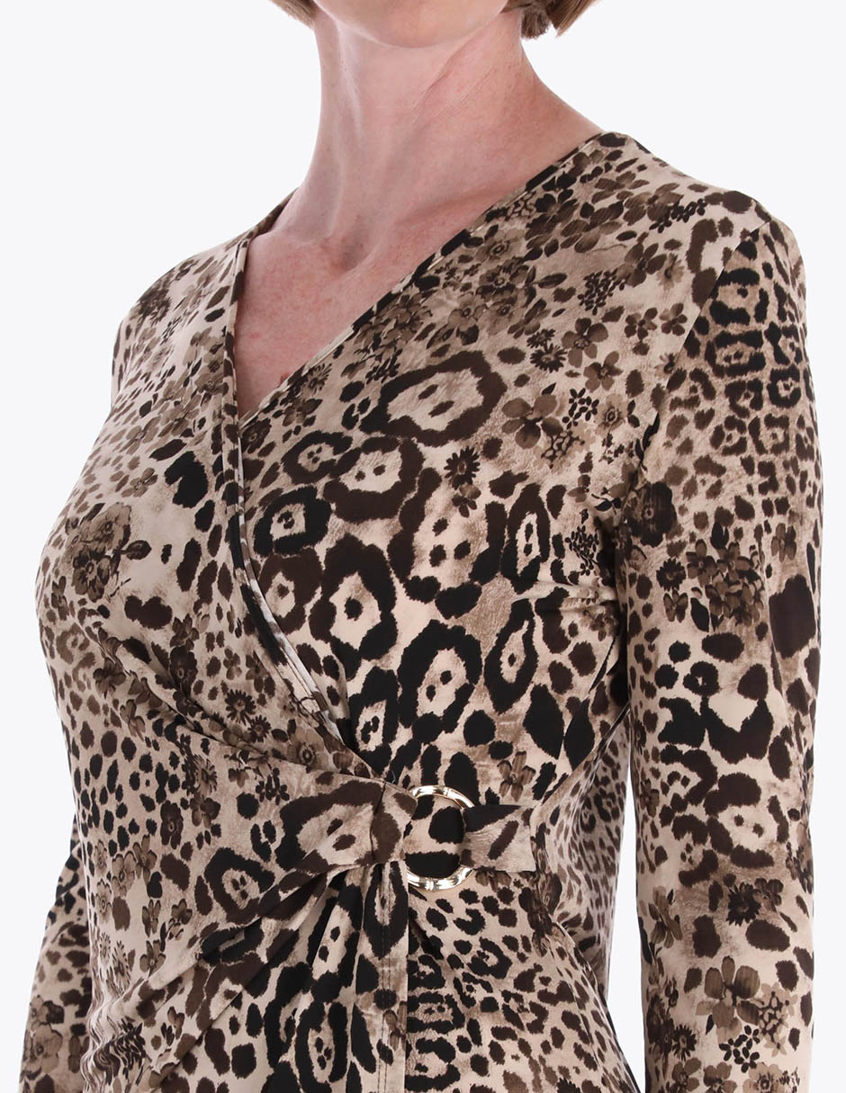 Vestido a la rodilla formal Primavera para mujer 4