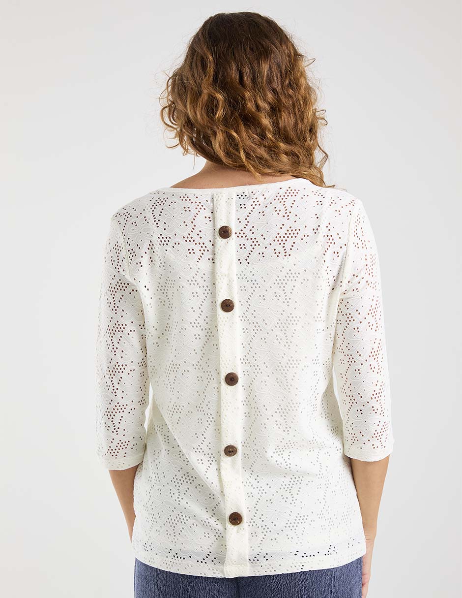 Blusa manga 3/4 para mujer 6