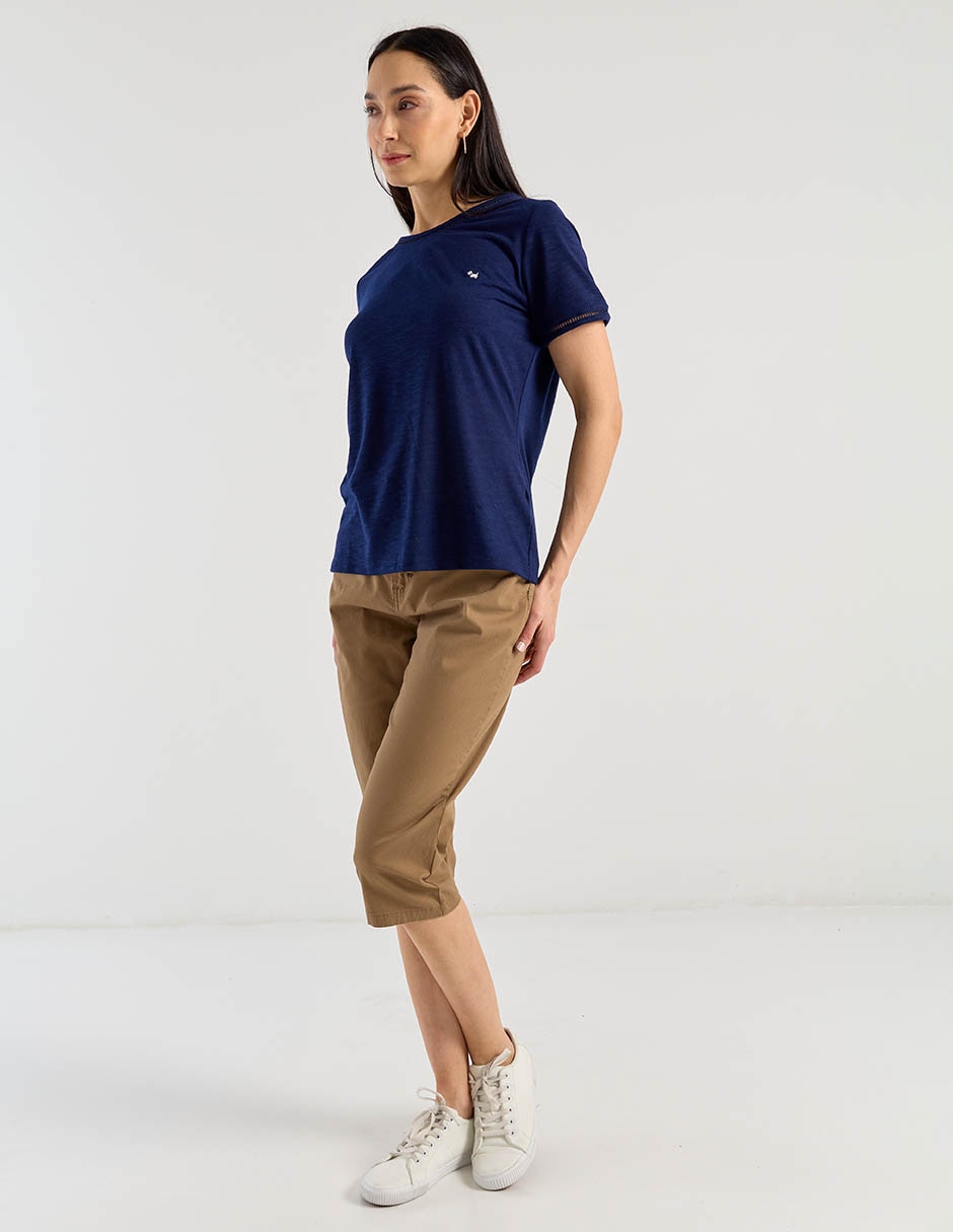 Pantalón capri slim para mujer 3
