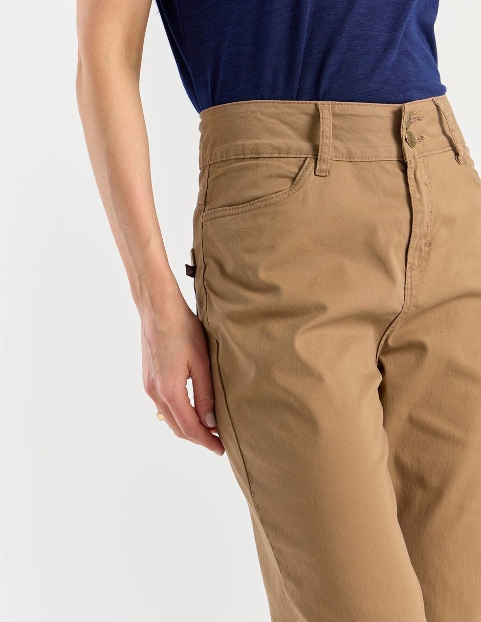 Pantalón capri slim para mujer 5