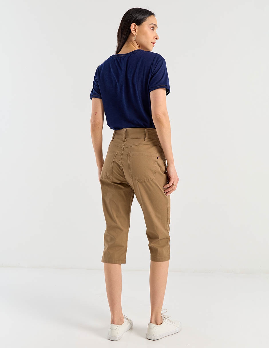 Pantalón capri slim para mujer 6
