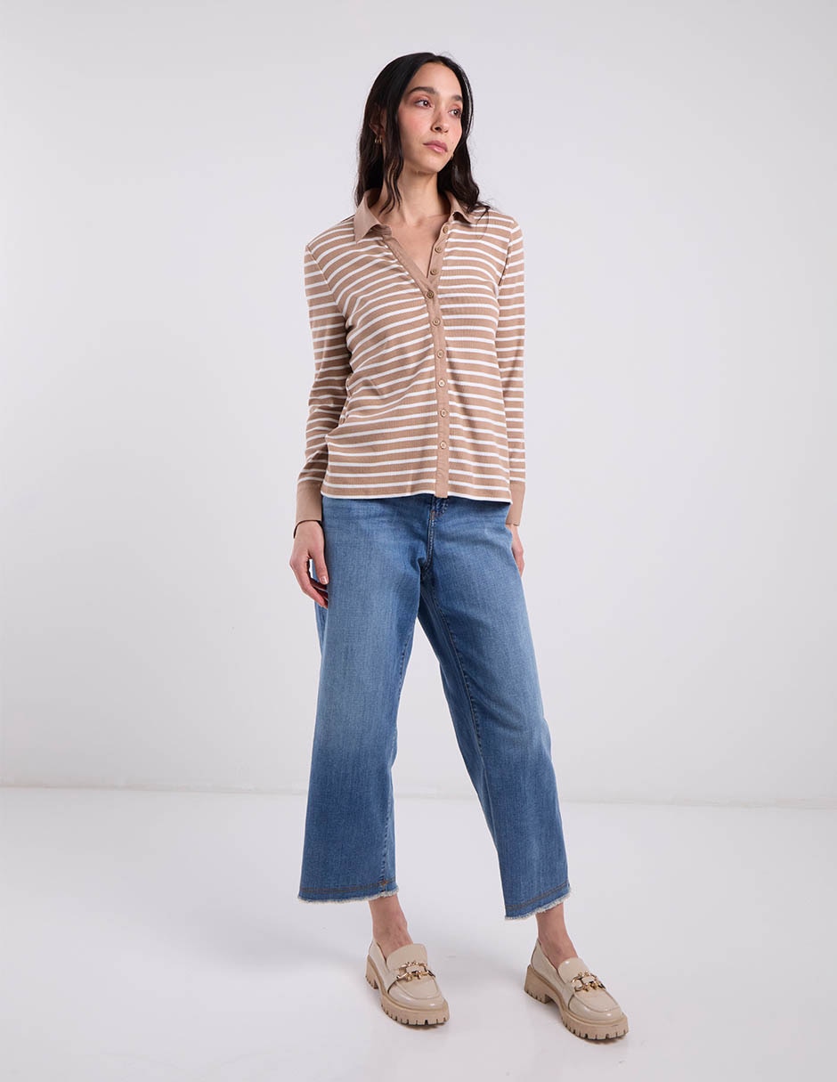 Blusa manga larga para mujer 3