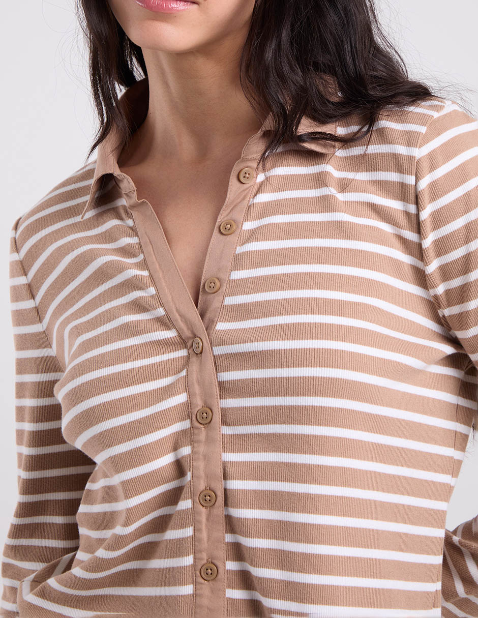 Blusa manga larga para mujer 4
