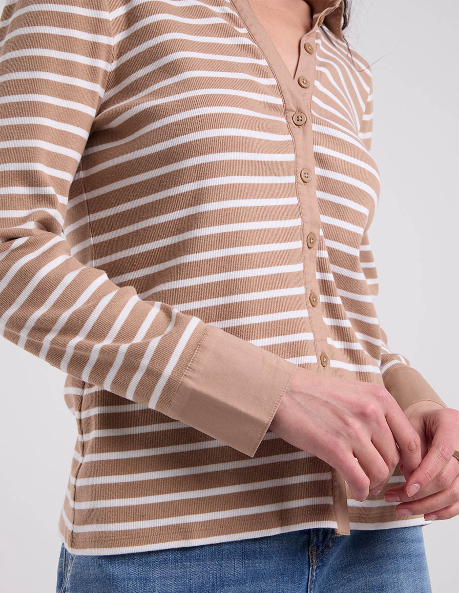 Blusa manga larga para mujer 5