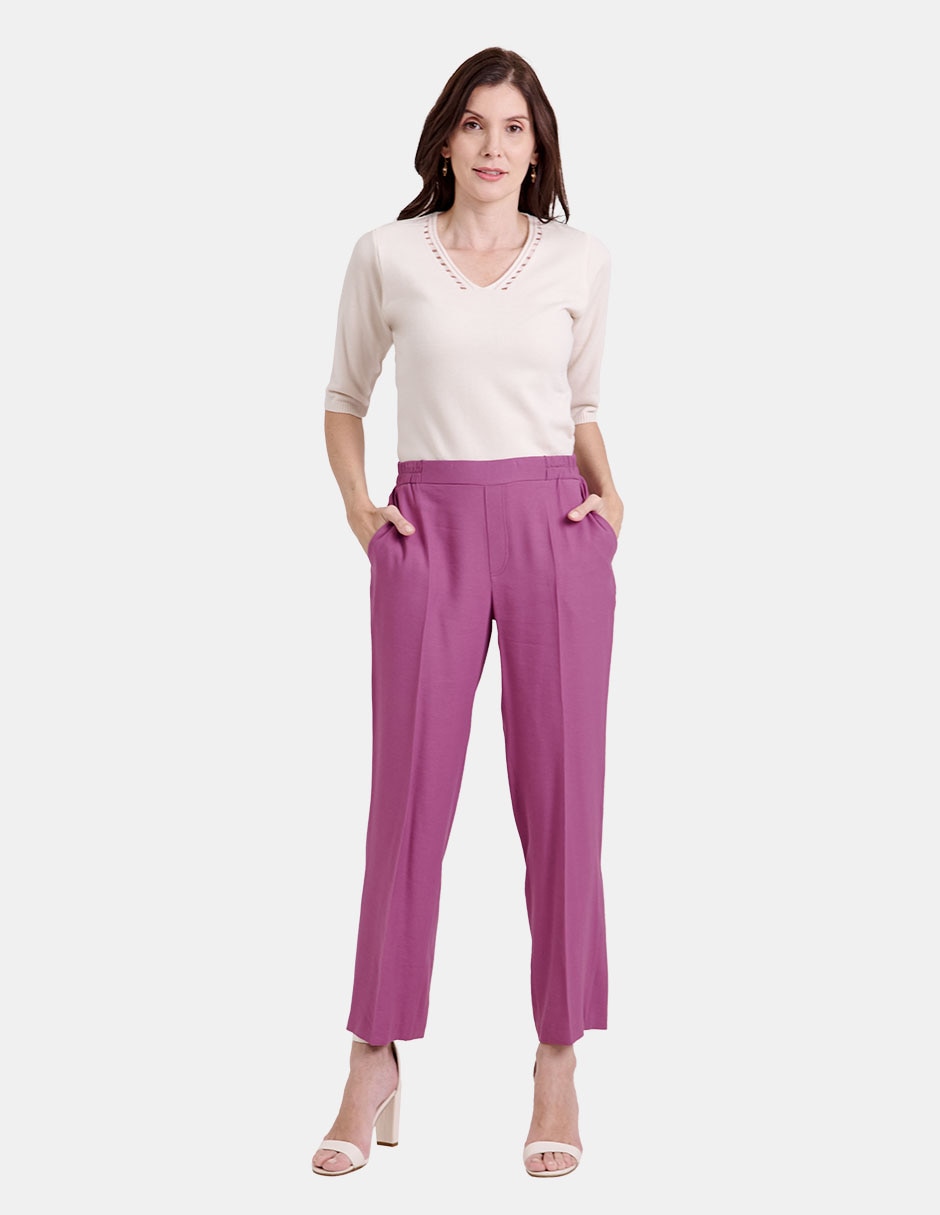 Pantalón de vestir regular para mujer 2