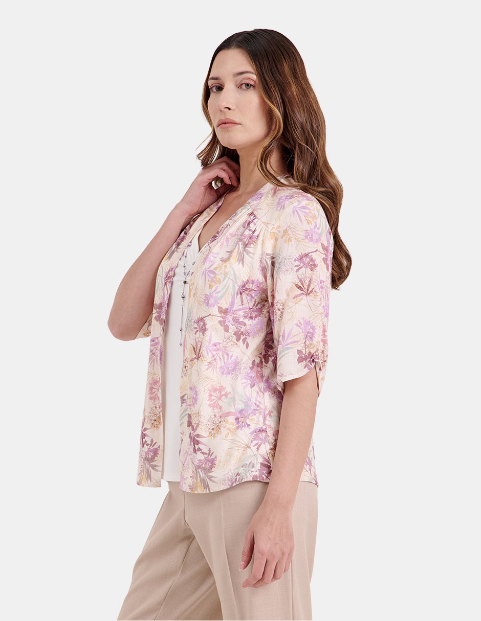 Blusa manga al codo para mujer 3