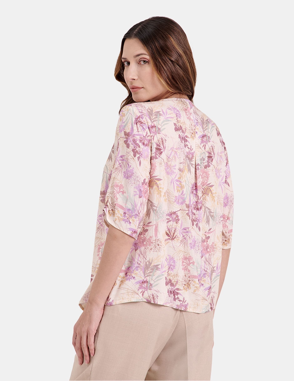 Blusa manga al codo para mujer 4