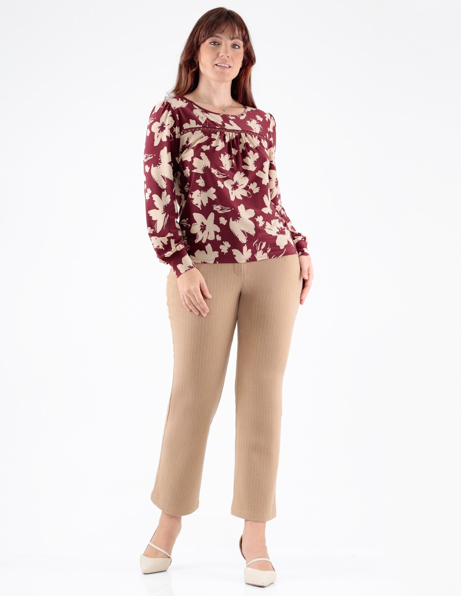 Blusa manga larga para mujer 3