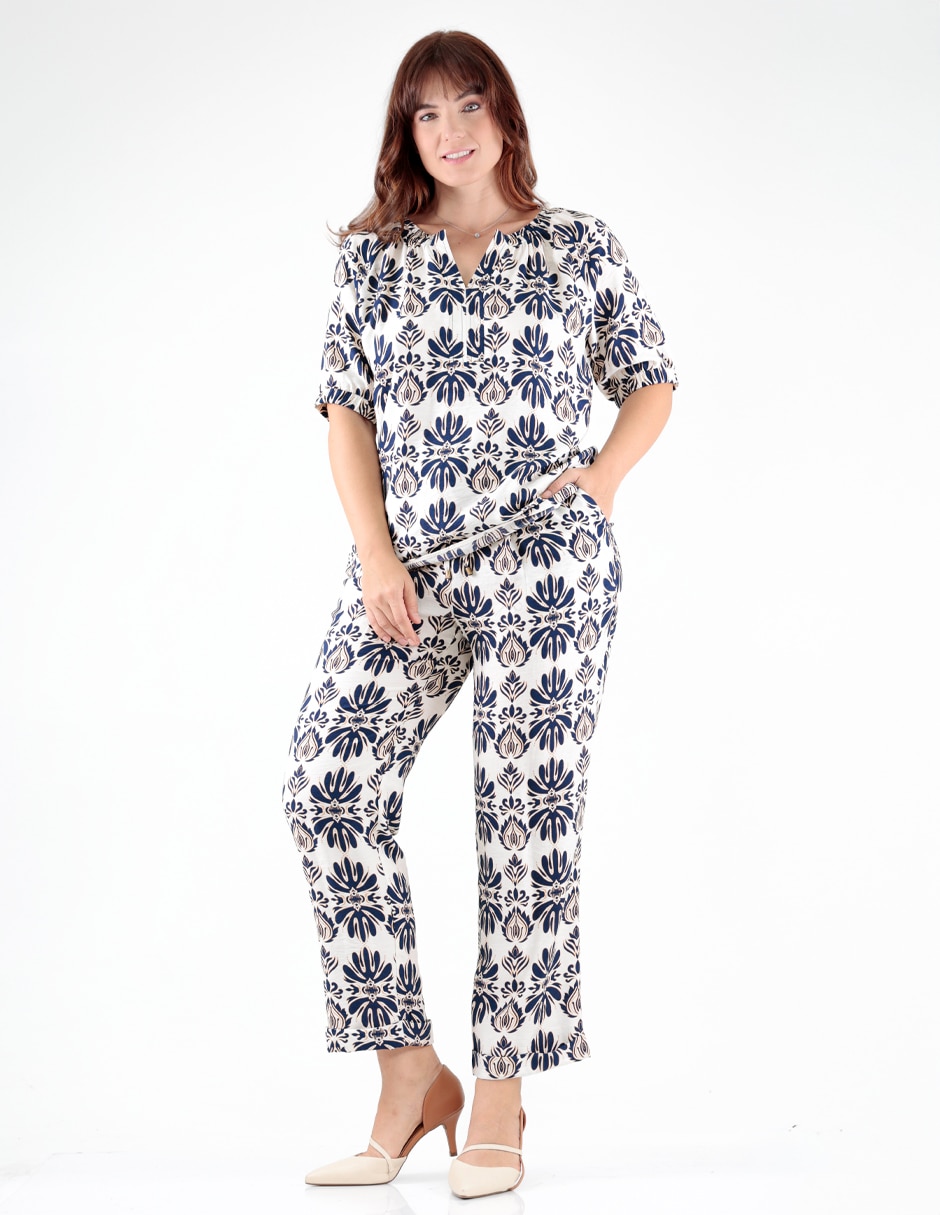 Blusa manga corta para mujer 3