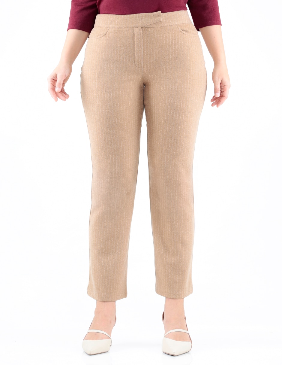 Pantalón de vestir straight para mujer