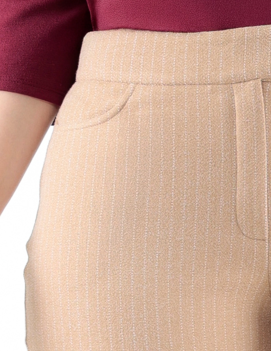 Pantalón de vestir straight para mujer 4