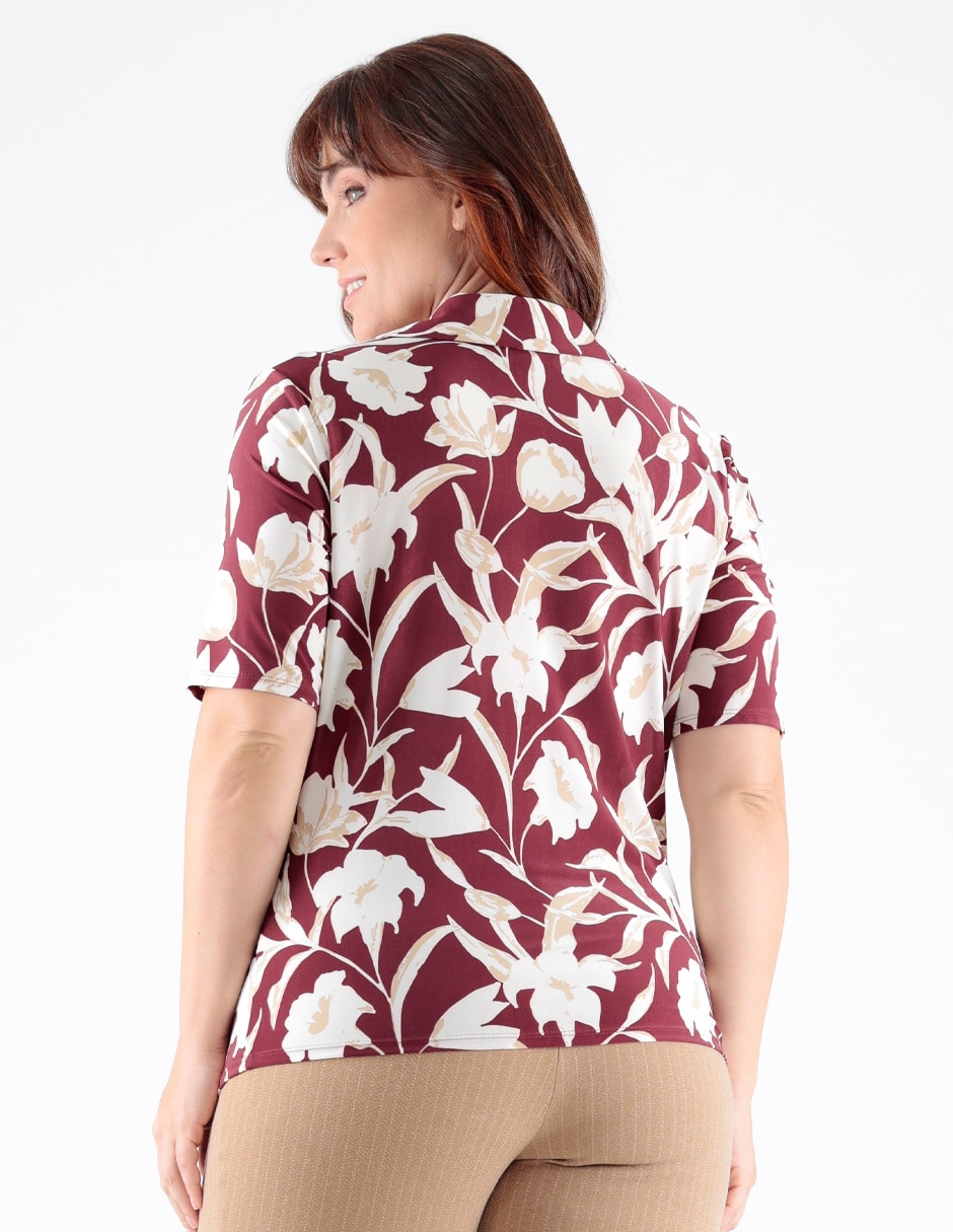 Blusa manga al codo para mujer 2