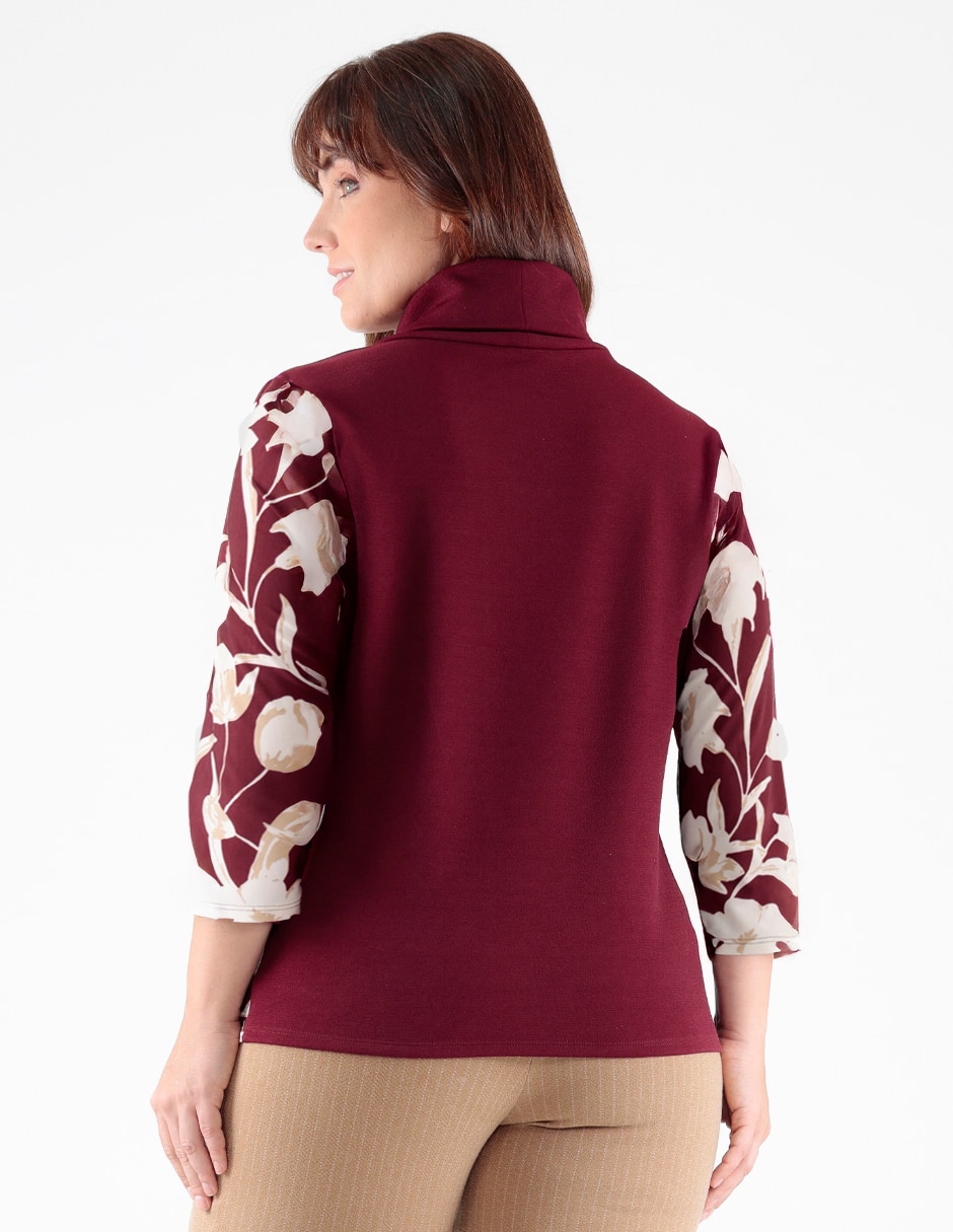 Blusa manga 3/4 para mujer 2