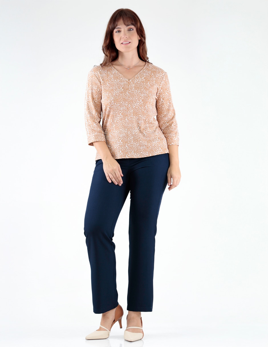 Blusa manga 3/4 para mujer 3