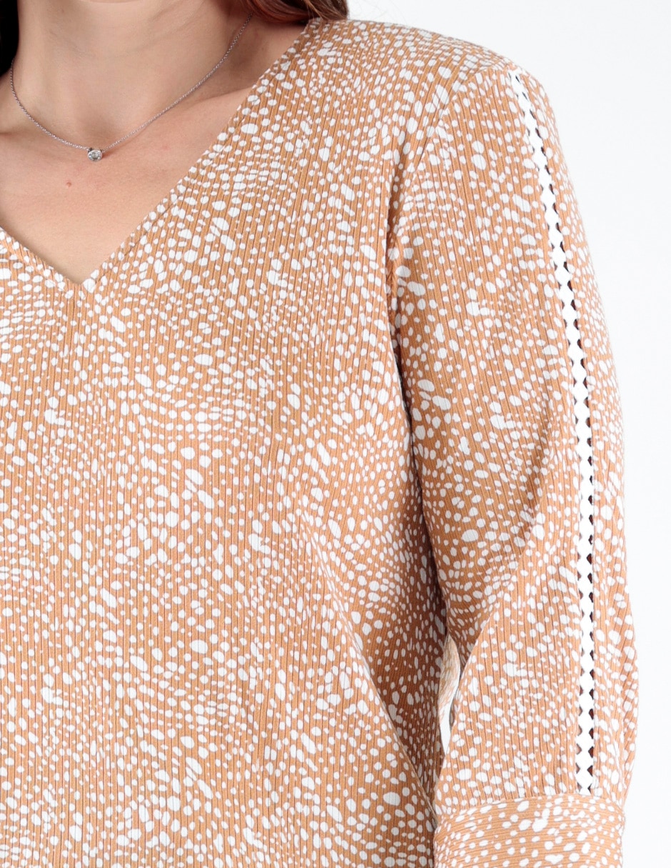 Blusa manga 3/4 para mujer 4