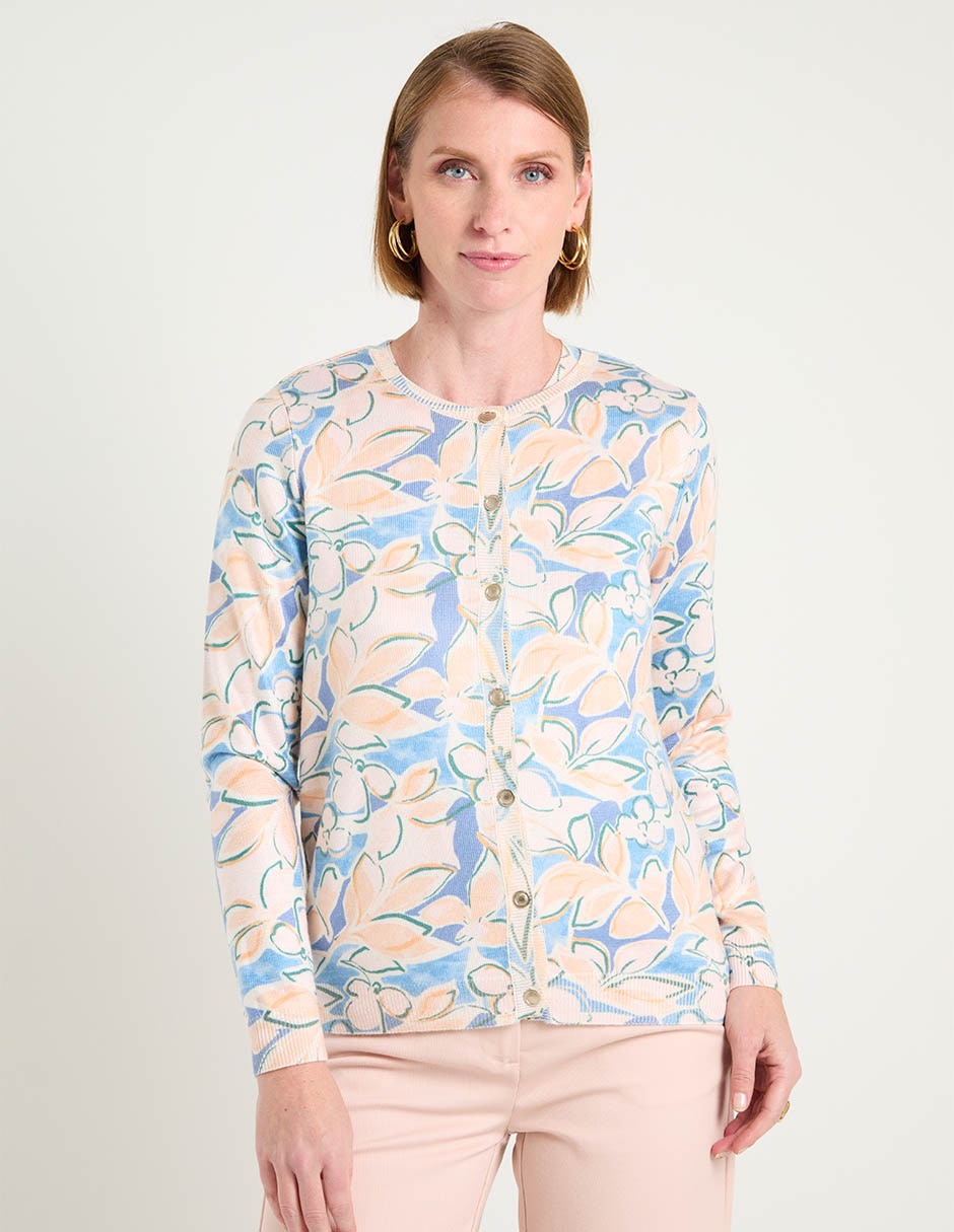 Suéter cuello redondo para mujer