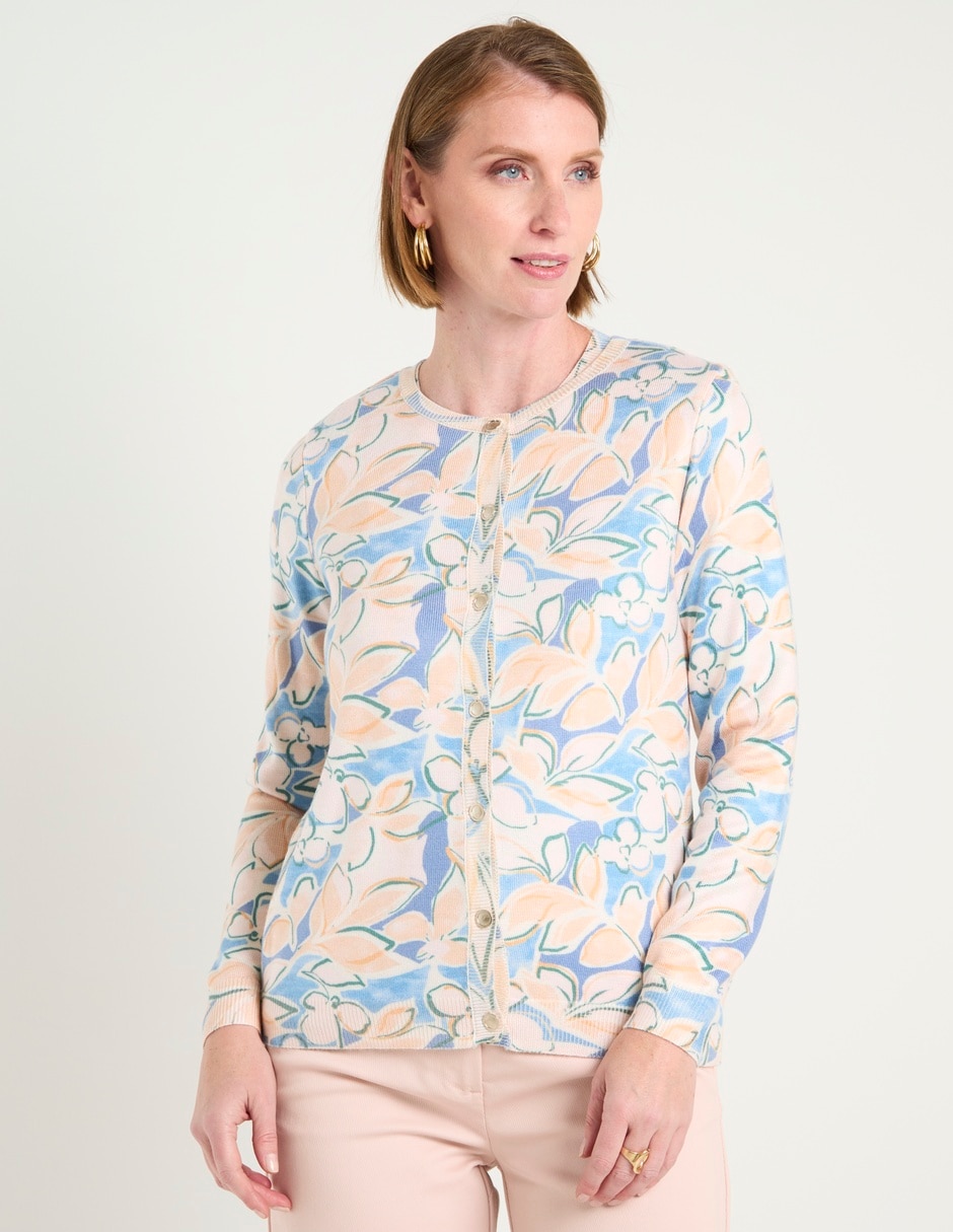 Suéter cuello redondo para mujer 2