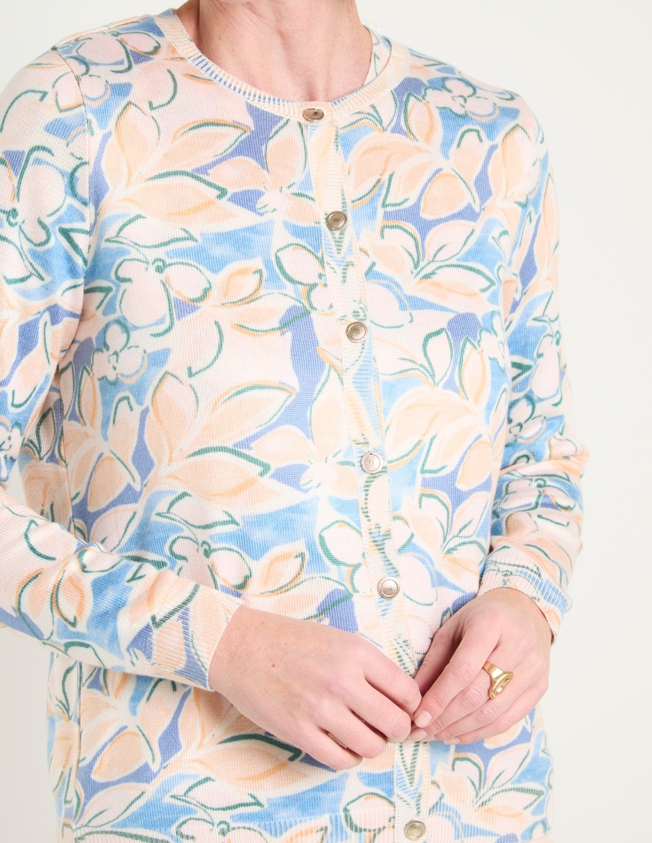 Suéter cuello redondo para mujer 4
