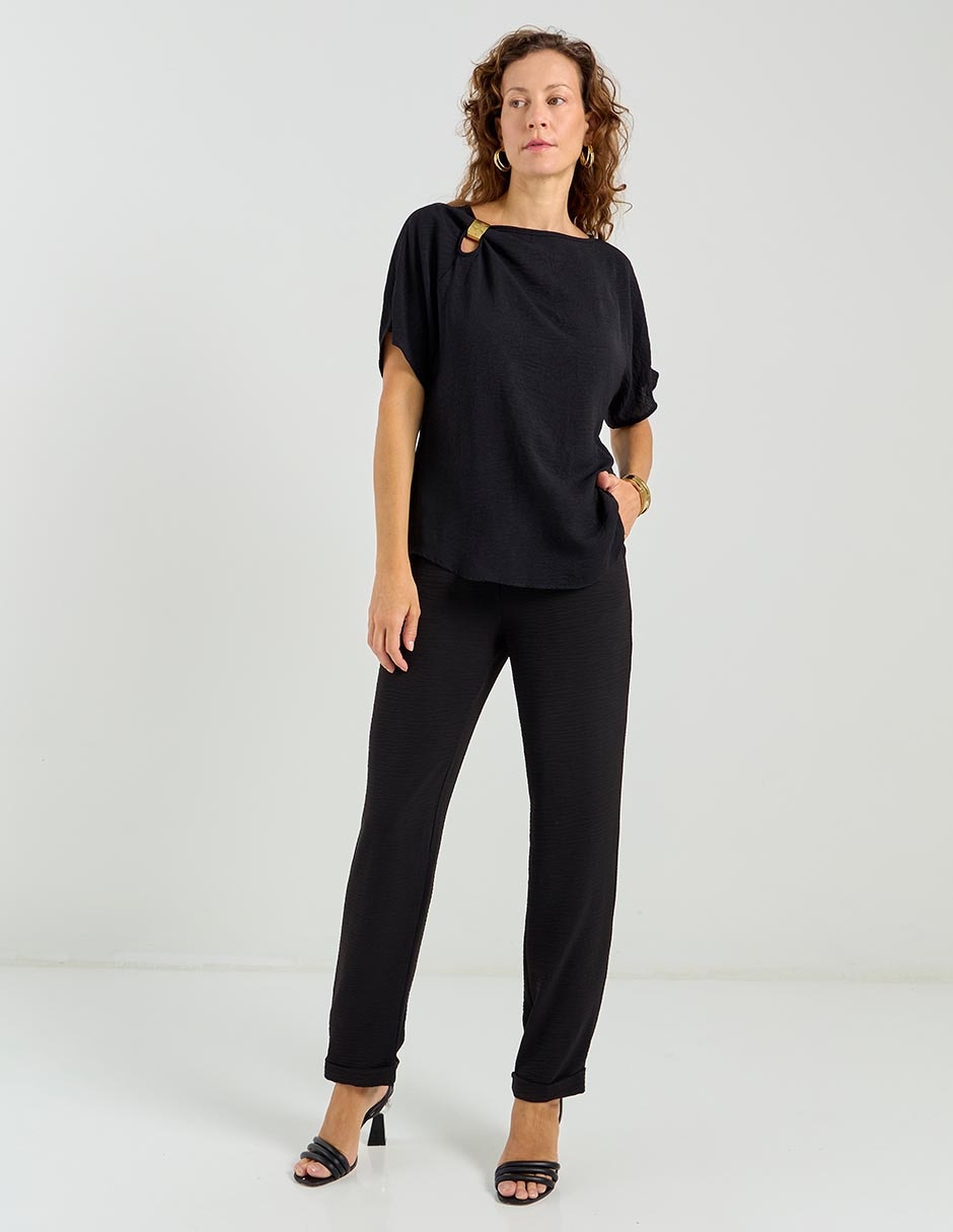 Blusa manga corta para mujer 3