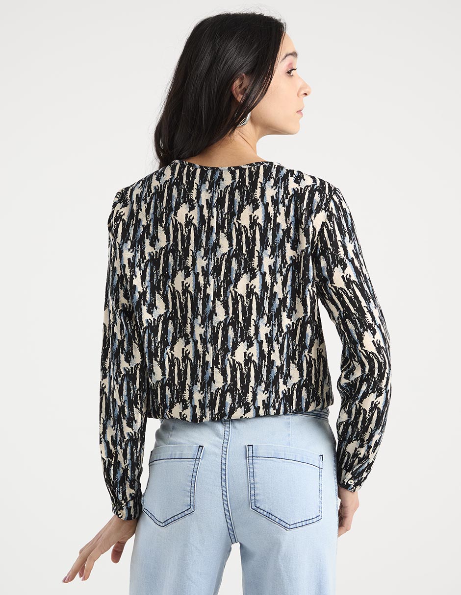 Blusa manga larga para mujer 2