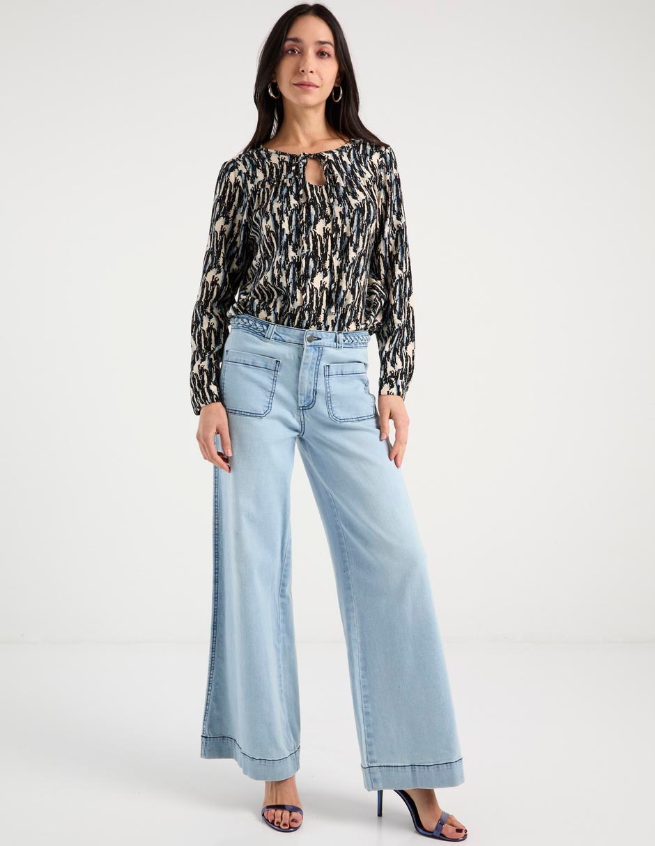 Blusa manga larga para mujer 3