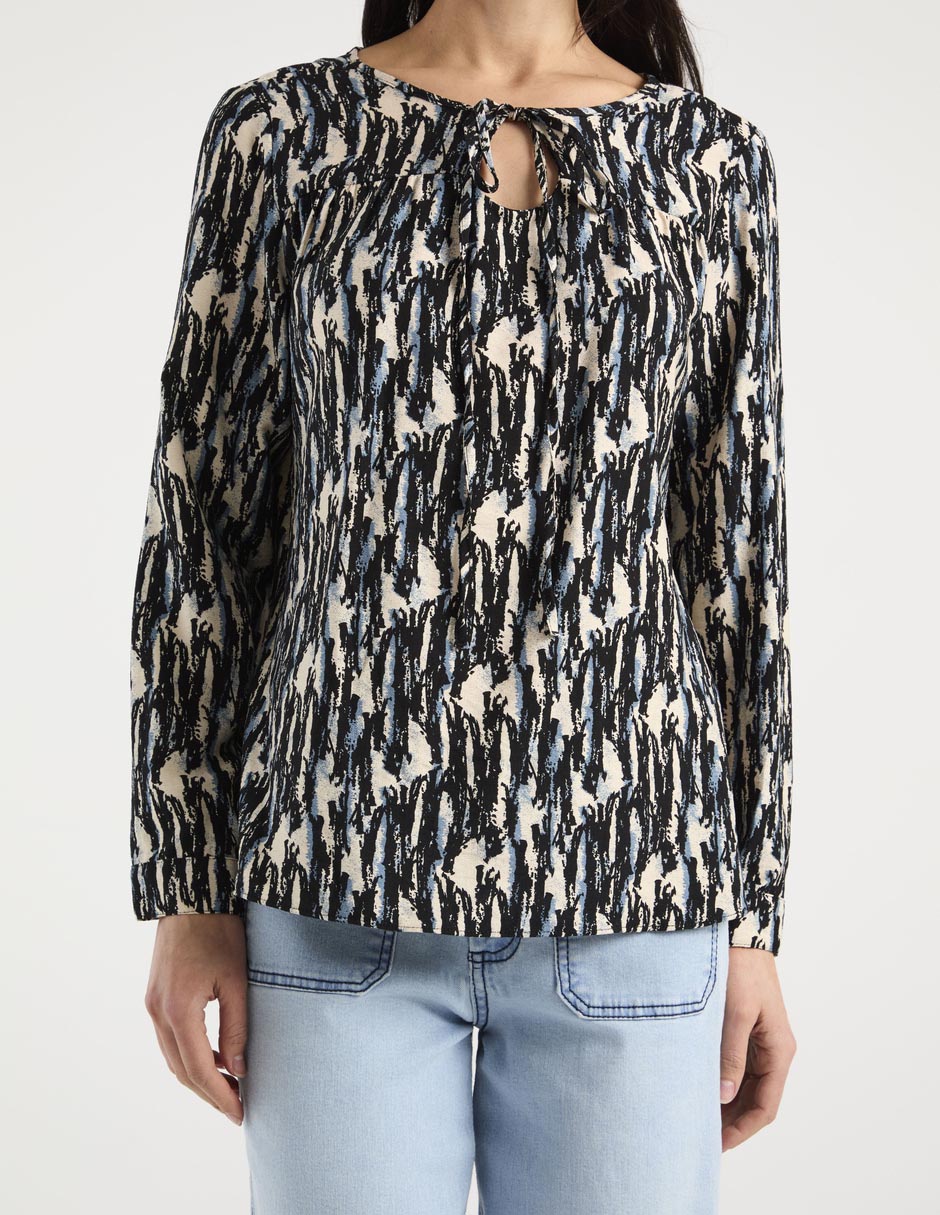 Blusa manga larga para mujer 5