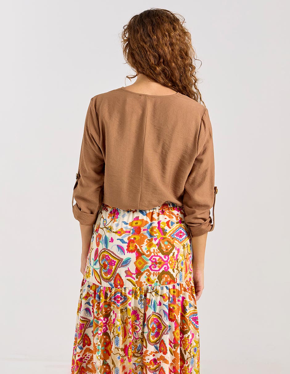 Blusa manga larga para mujer 2