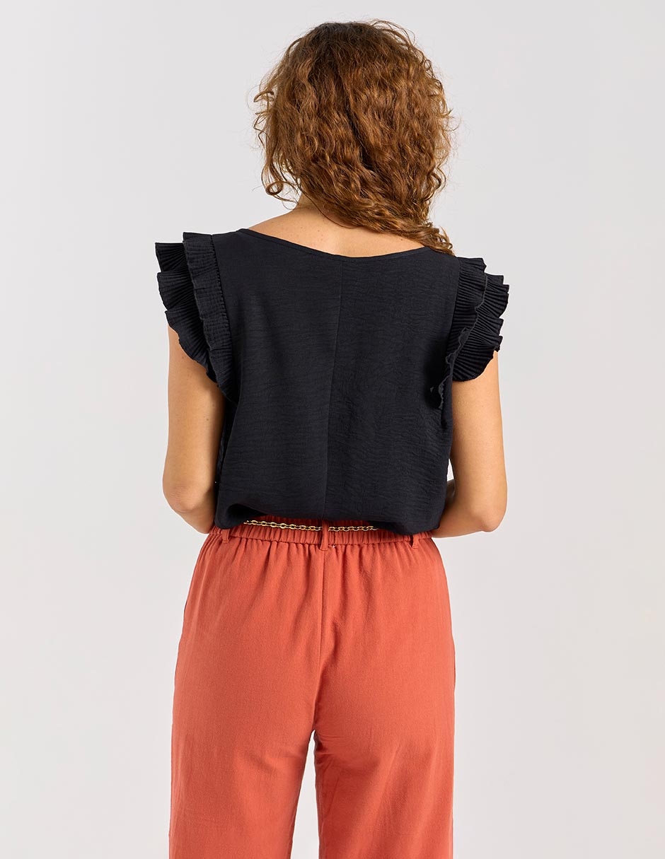 Blusa manga corta para mujer 2