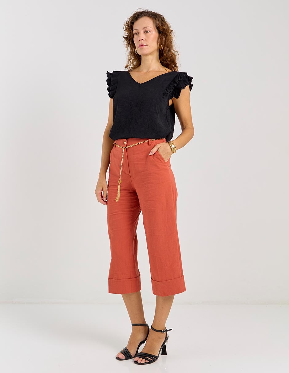 Blusa manga corta para mujer 3